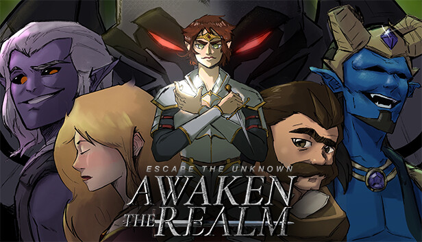 Banner and Logo for Escape the Unknown: Awaken the Realm